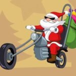 Santa Driver Coloring Book